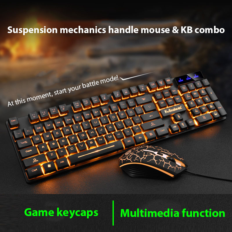 Gaming Keyboard And Mouse Wireless - Juego de teclado y ratón KM320,