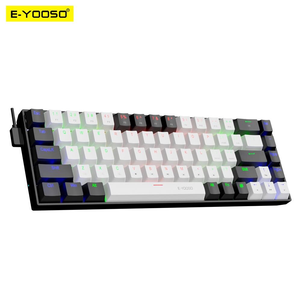 Gaming Keyboard E Yooso - E-YOOSO-Teclado mecánico con cable Z686 para
