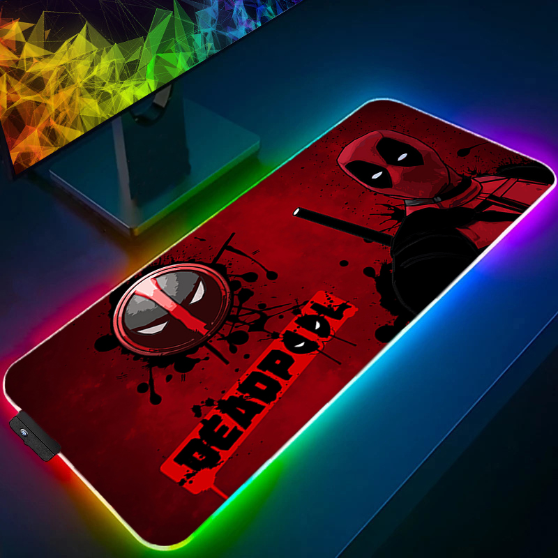 Gaming Keyboard Backlit - Alfombrilla de ratón LED para videojuegos,