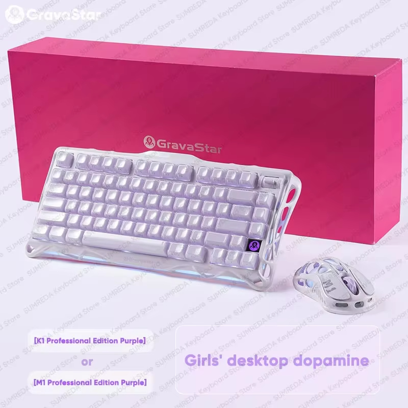 Gaming Keyboard Bluetooth - Ratón inalámbrico GravaStar M1 M2 o