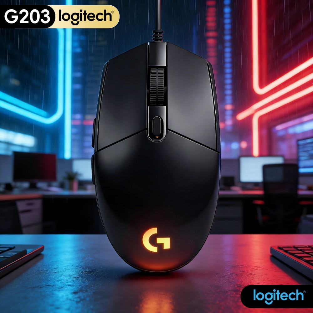 Logitech Mouse G203 - Ratón para Juegos Logitech G203 con