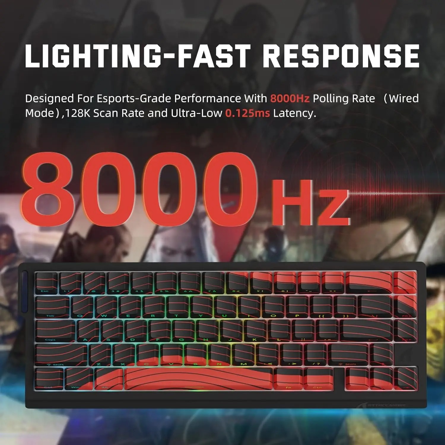 ATTACK SHARK X68 PRO HE Teclad - Gaming Keyboard Bluetooth reseña y precio