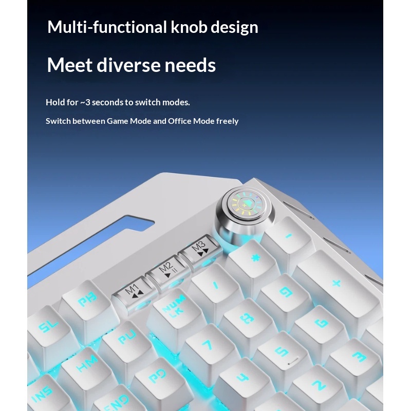 Combo de Teclado Mecánico Inal - Gaming Keyboard And Mouse Wireless reseña y precio