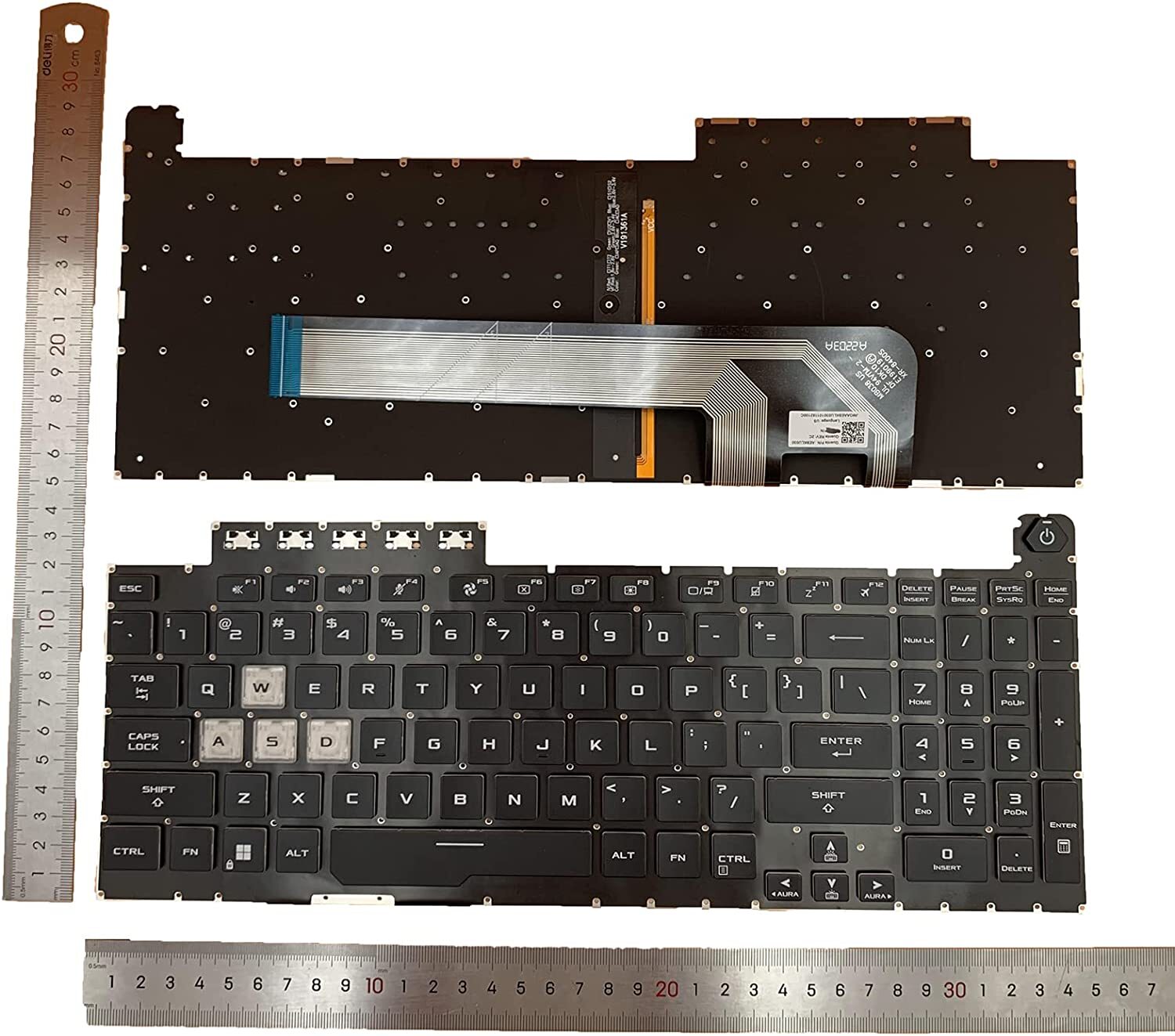 Nuevo teclado para portátil As - Gaming Keyboard Backlit reseña y precio