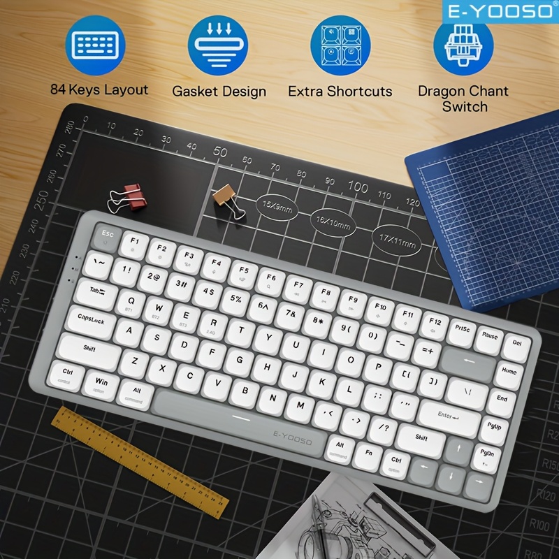 E-YOOSO Teclado mecánico trimo - Gaming Keyboard E Yooso reseña y precio