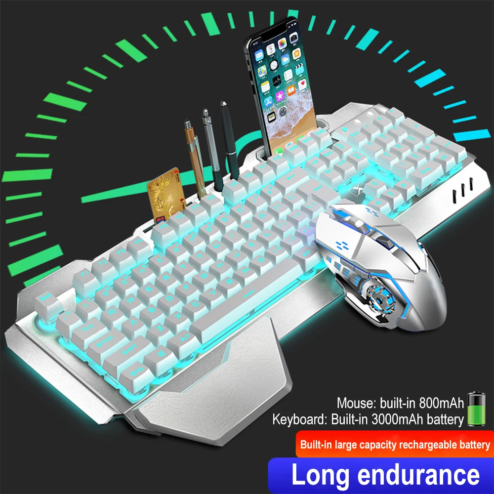 Teclado y ratón inalámbricos K - Gaming Keyboard And Mouse Wireless reseña y precio