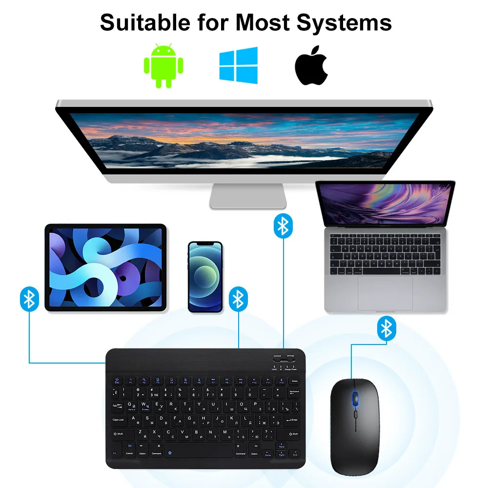 Nuevo teclado inalámbrico Blue - Gaming Keyboard And Mouse Wireless reseña y precio