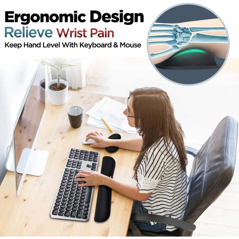 Reposamuñecas Ergonómico para  - Gaming Keyboard And Mouse Set reseña y precio