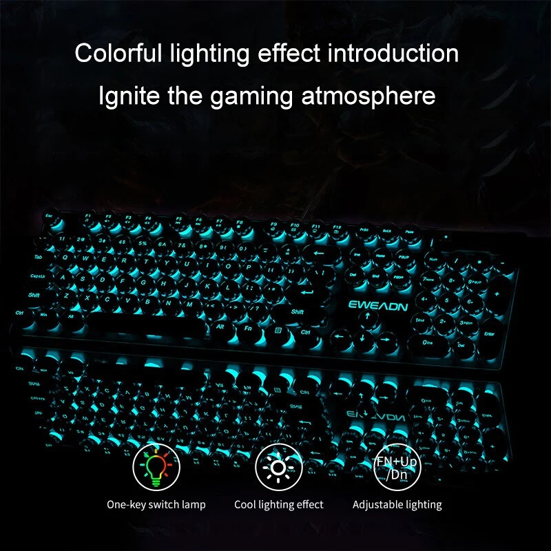 Conjunto de Teclado y Ratón Me - Gaming Keyboard Mouse Wireless reseña y precio