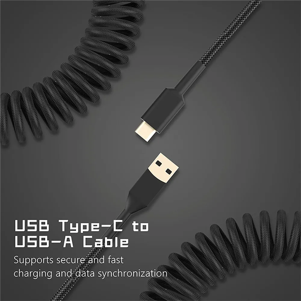 Nuevo Cable en espiral para te - Gaming Keyboard Types reseña y precio