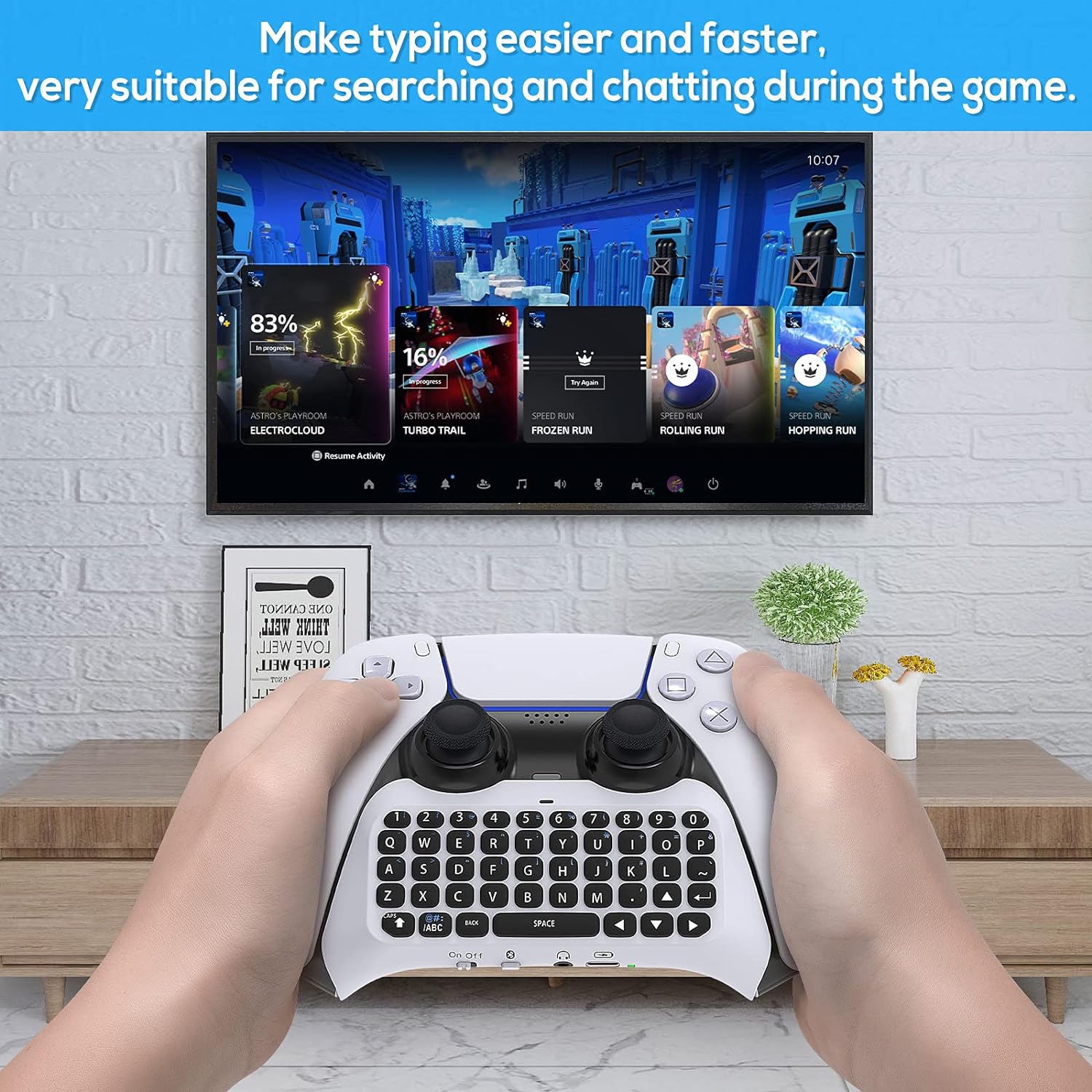 Para controlador PS5, accesori - Gaming Keyboard Bluetooth reseña y precio