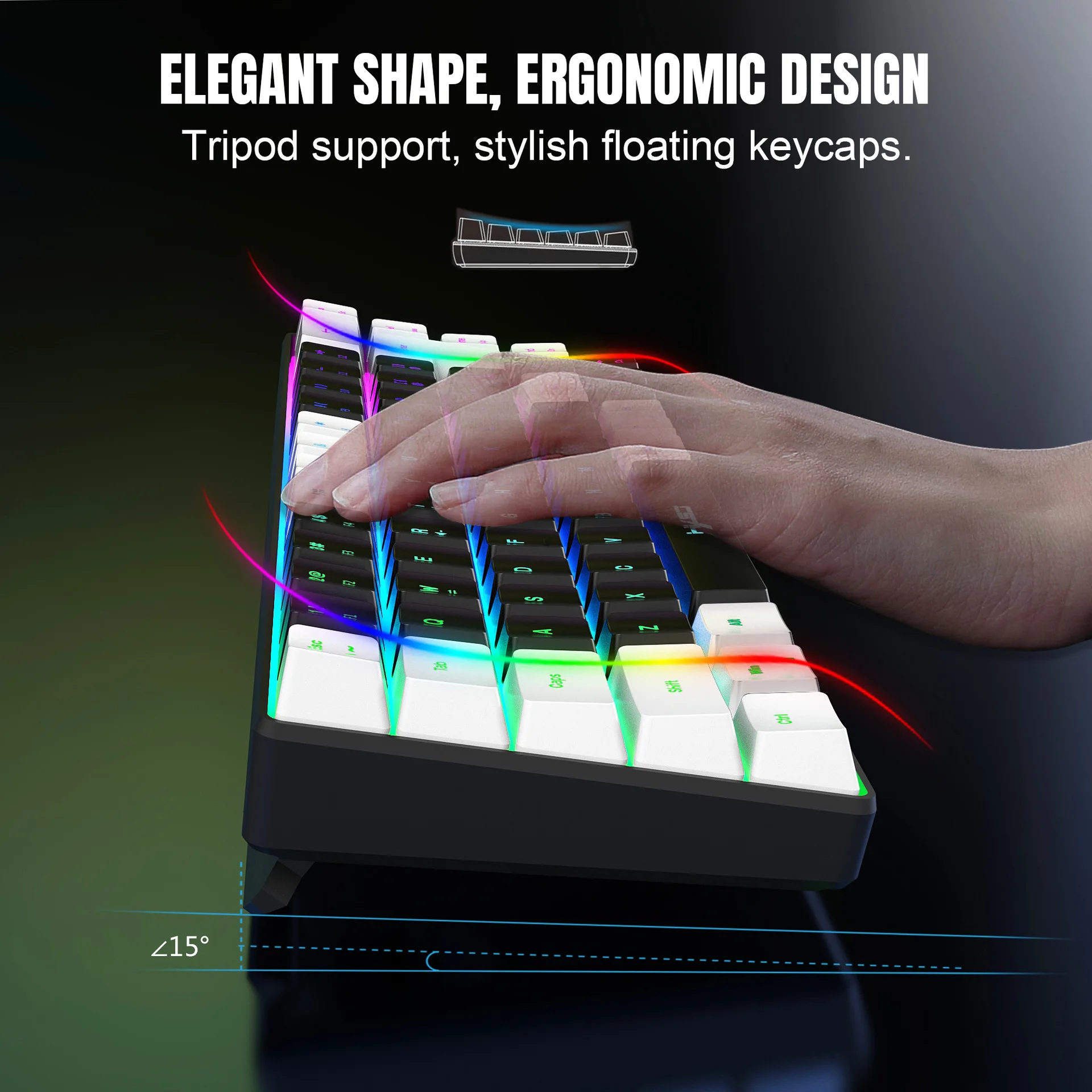 Combo de Teclado y Ratón con R - Gaming Keyboard And Mouse Wireless reseña y precio