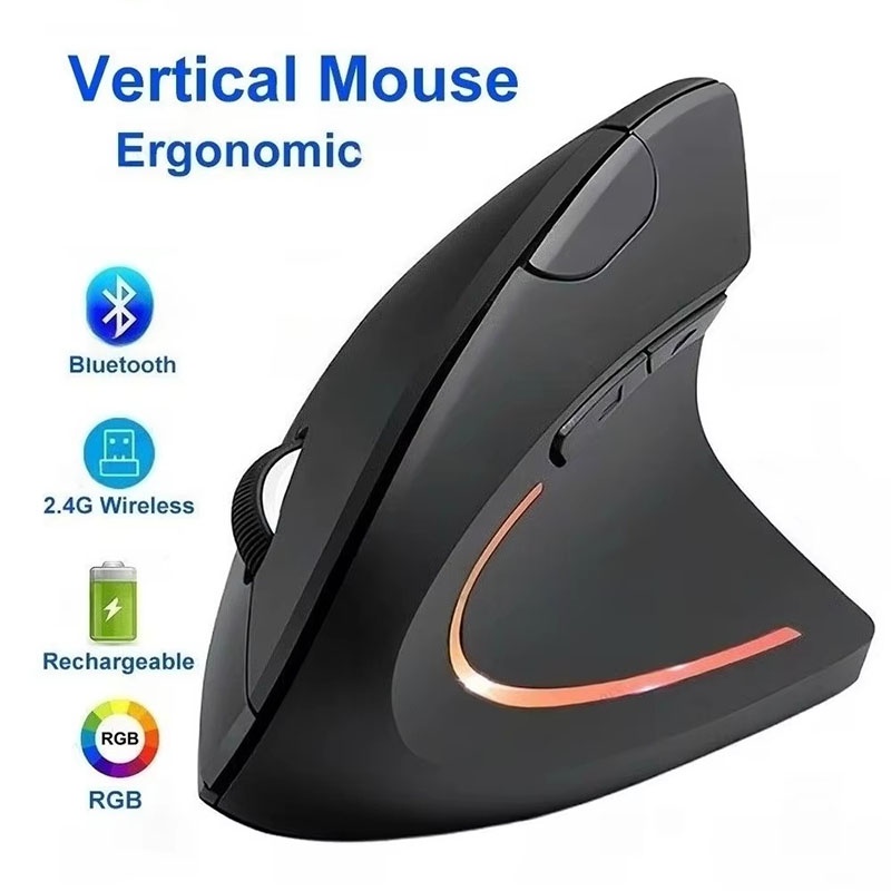 Ratón vertical ergonómico de 2 - Gaming Keyboard Bluetooth reseña y precio