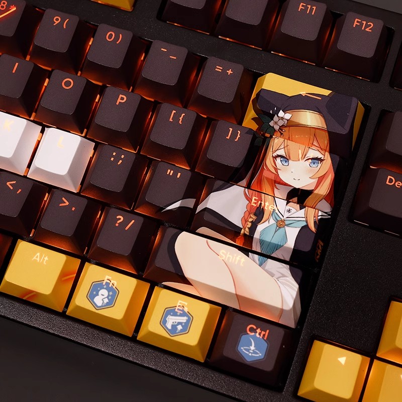 108 teclas/juego de teclas Loc - Gaming Keyboard Backlit reseña y precio