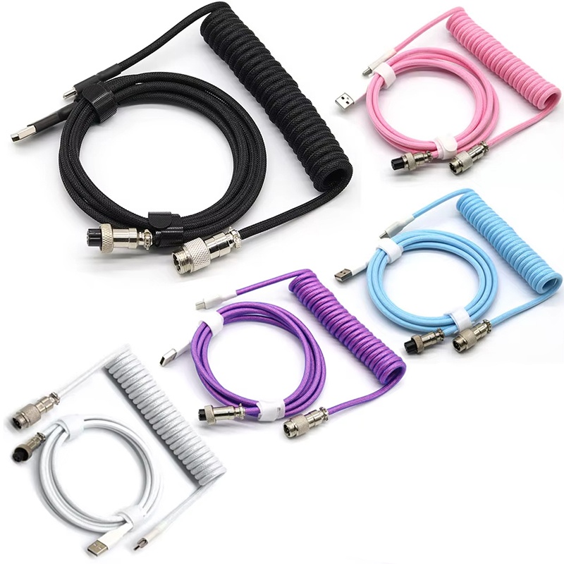 Cable en espiral para teclado  - Gaming Keyboard Types reseña y precio