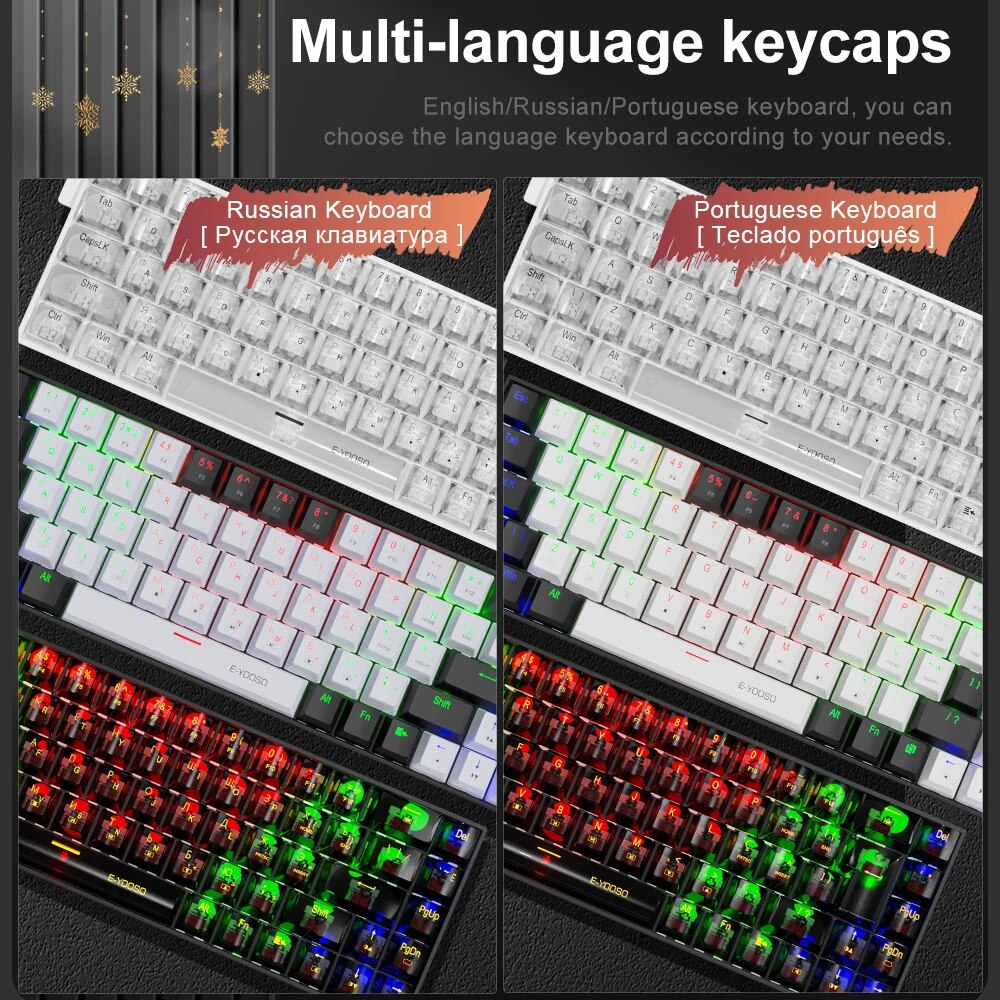 E-YOOSO Z686 USB Mini teclado  - Gaming Keyboard E Yooso reseña y precio