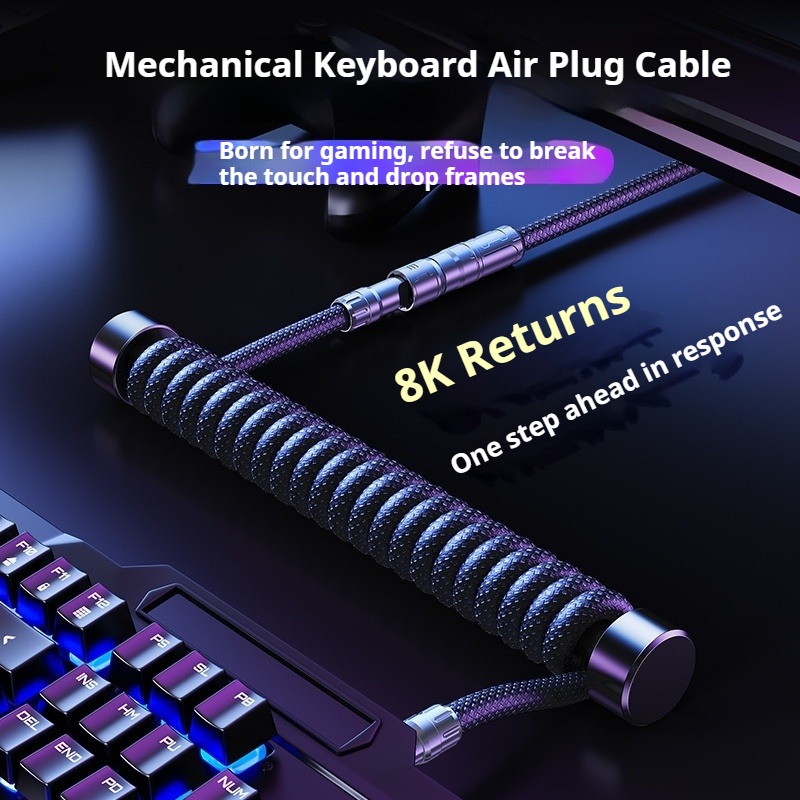 Cable de Teclado Enrollado Ear - Gaming Keyboard Types reseña y precio