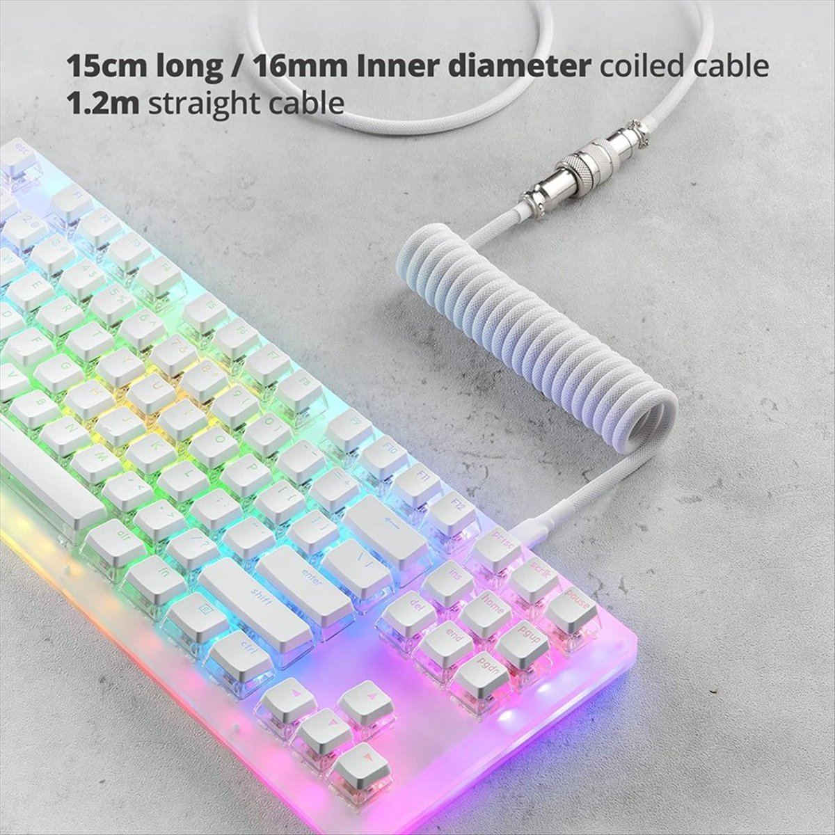 Cable USB Tipo-C AAAE para Tec - Gaming Keyboard Types reseña y precio