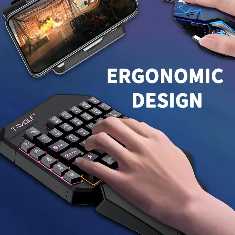 Convertidor de juegos móvil 2  - Gaming Keyboard And Mouse Set reseña y precio