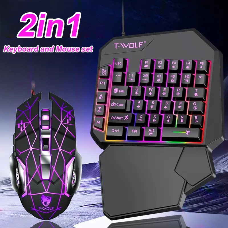 Convertidor de juegos móvil 2  - Gaming Keyboard And Mouse Set reseña y precio
