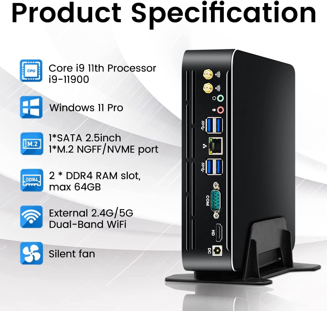 Partaker Mini PC Intel de 11ª  - Intel Cpu Core I7 reseña y precio