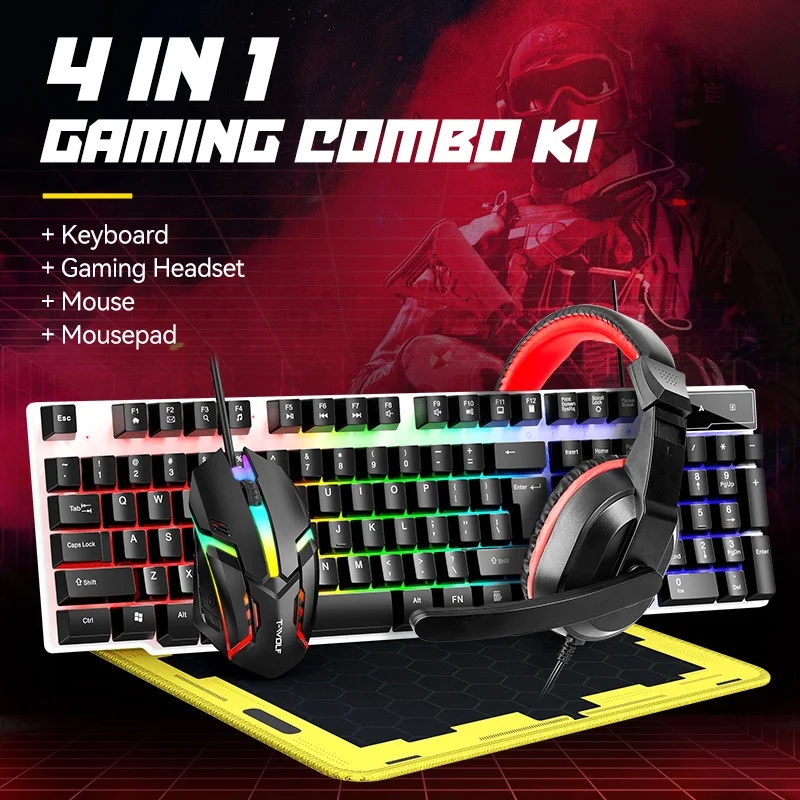NUEVO Combo de Teclado y Ratón - Gaming Keyboard And Mouse Set reseña y precio