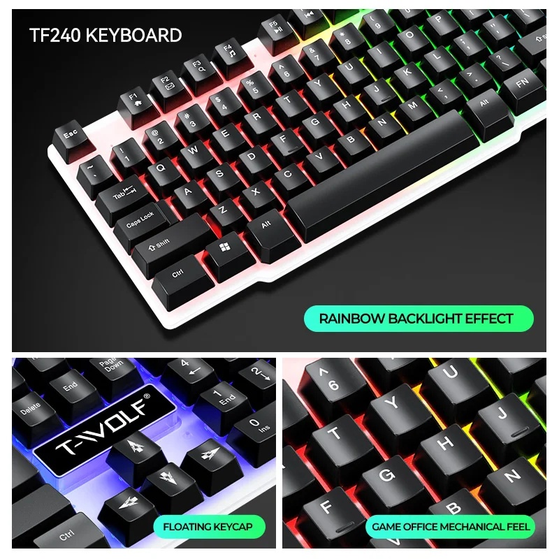 NUEVO Combo de Teclado y Ratón - Gaming Keyboard And Mouse Set reseña y precio
