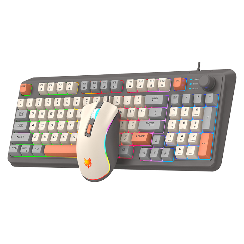 K820 USB juego con cable tecla - Gaming Keyboard And Mouse Wireless reseña y precio