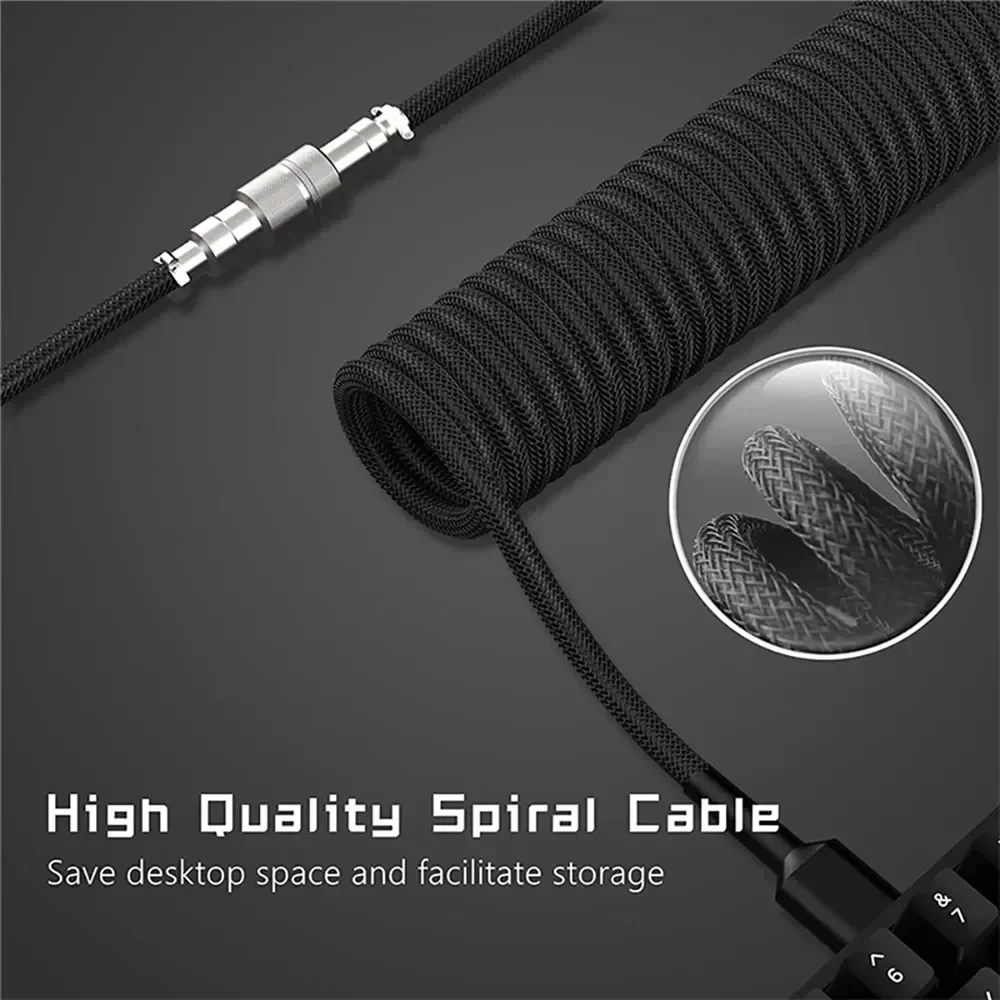 Cable Espiral para Teclado Mec - Gaming Keyboard Types reseña y precio