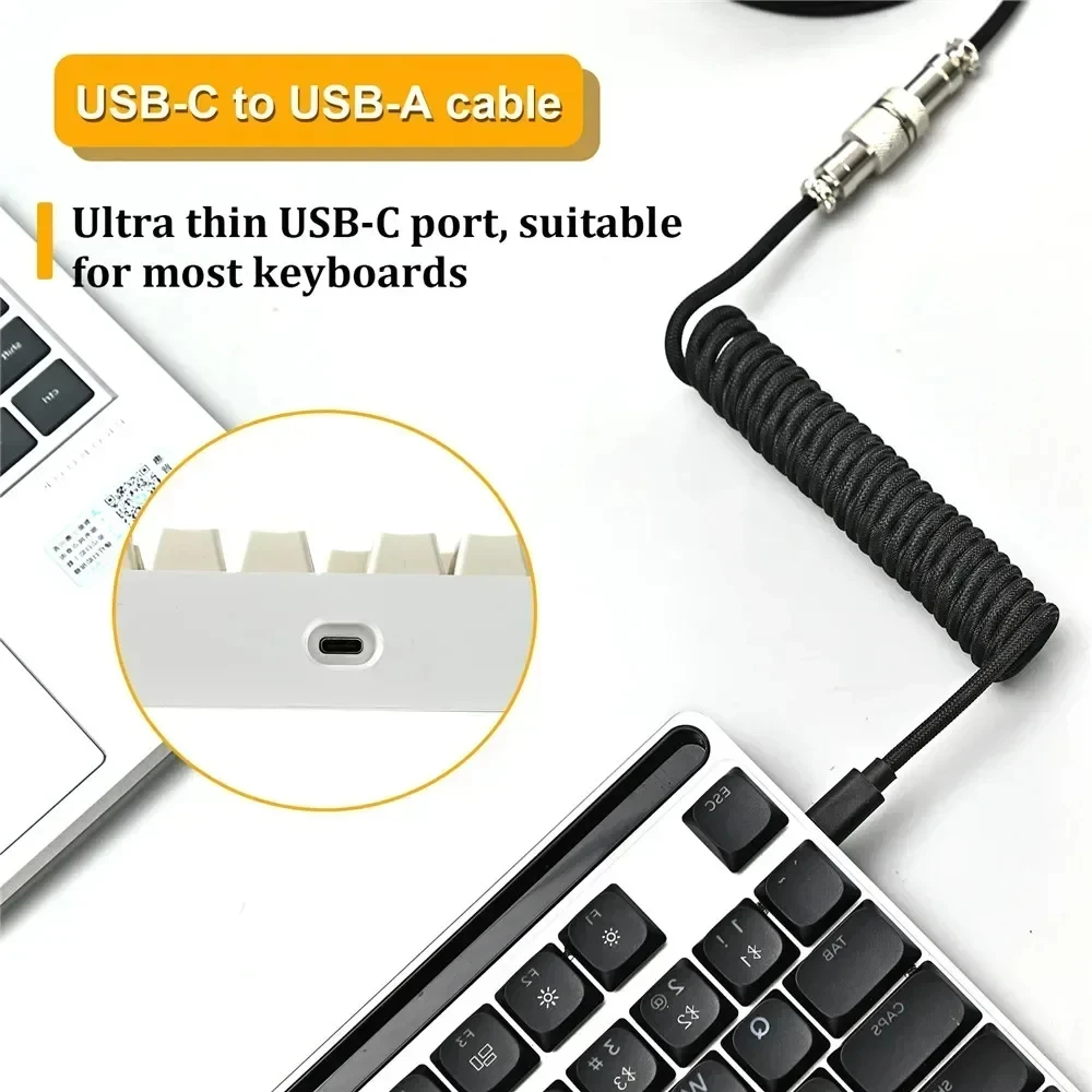 Cable Espiral para Teclado Mec - Gaming Keyboard Types reseña y precio