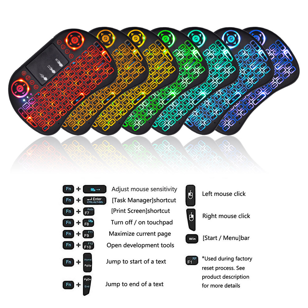 2,4G Air Mouse con teclado tác - Gaming Keyboard And Mouse Wireless reseña y precio