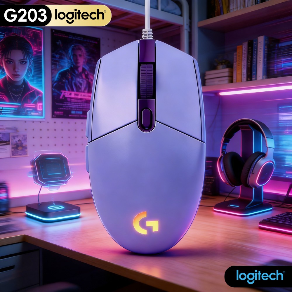 Ratón para Juegos Logitech G20 - Logitech Mouse G203 reseña y precio